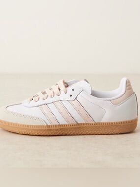adidas Samba OG Cloud White / Wonder Quartz / Gum size 10 NWT